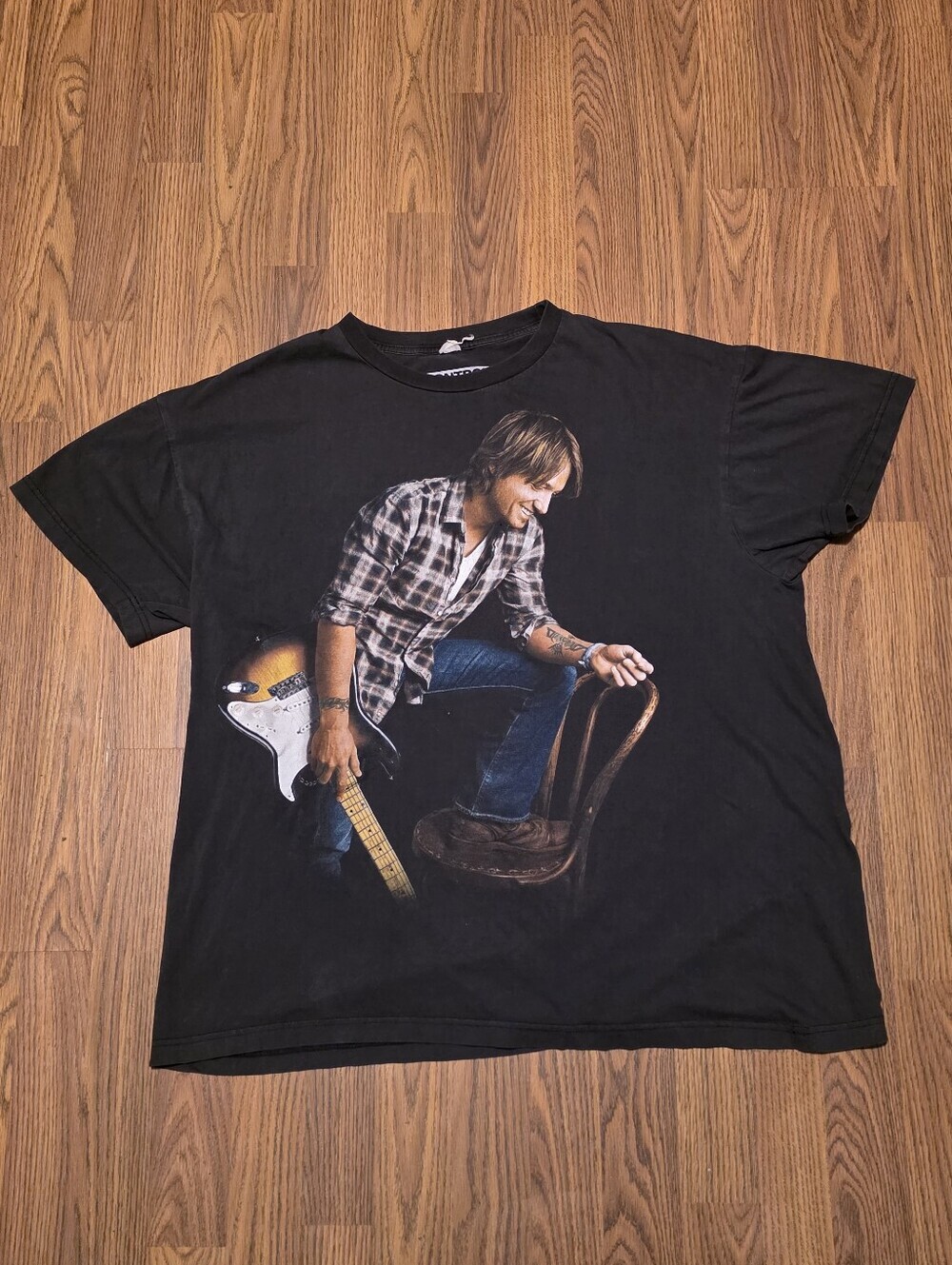 Keith Urban 2009 Escape Together World Tour Concert T-Shirt Control Black 2Xl